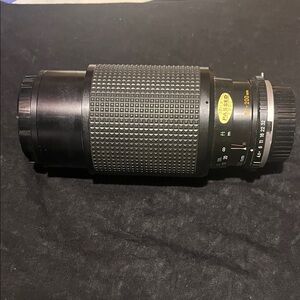 High-Performance Black Camera Lens
